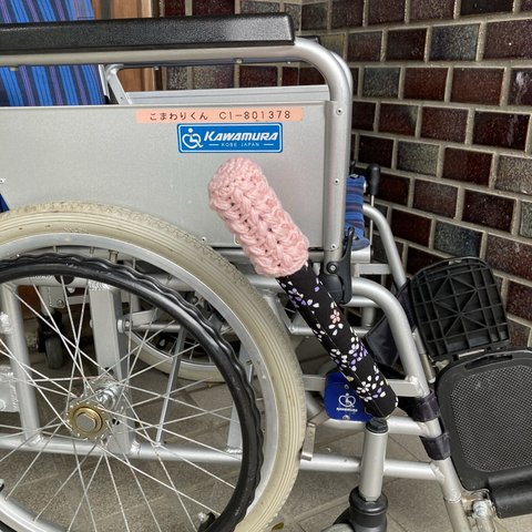  車椅子ブレーキ延長棒　2本セット　ライト　介護用品