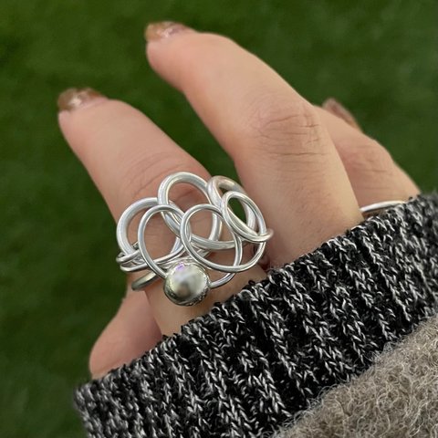 cloud ornament ring_クラウド オーナメント リング