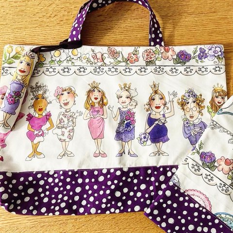 ⭐︎入園グッズ⭐︎ レッスンbag &シューズ袋　ティータイム