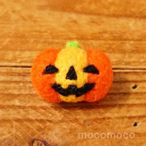 フェルティングバッチ・ハロウィンかぼちゃ