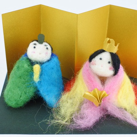 Kit with video and wool base [Hina dolls made with wool felt]