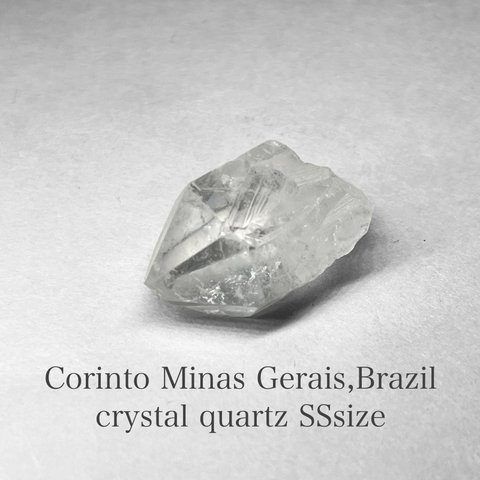 Corinto Minas Gerais crystal : stration・window /ミナスジェライス州コリント産水晶SS - 19：ストレーション・ウィンドウ