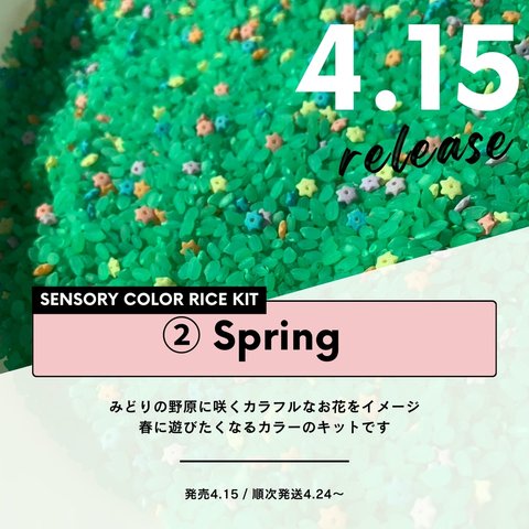 🌾カラーライスキット② Spring
