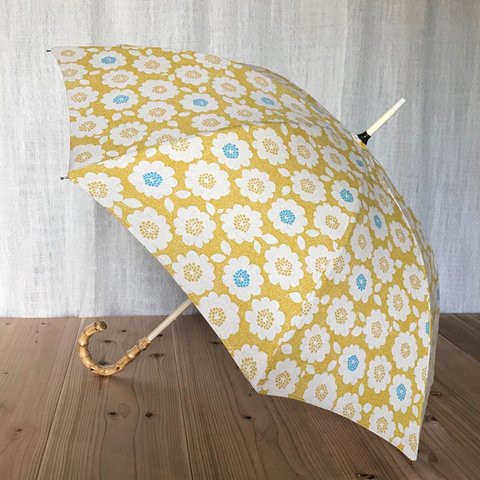 日傘　黄色お花　50cm 