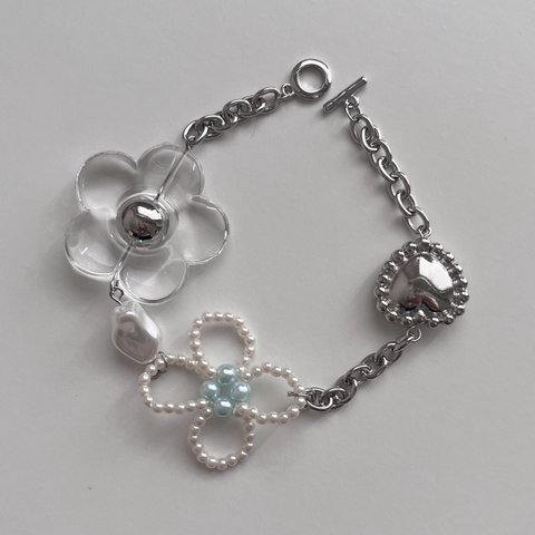 【限定1点】#2 silver chain bracelet
