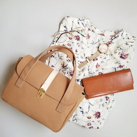 handbag/KURASHIki〈camel〉