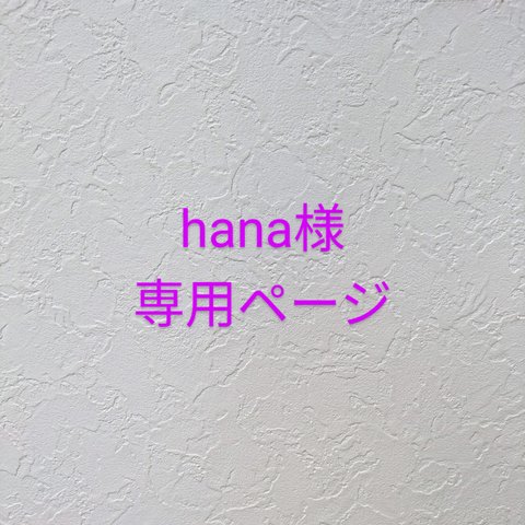 hana様専用ページ