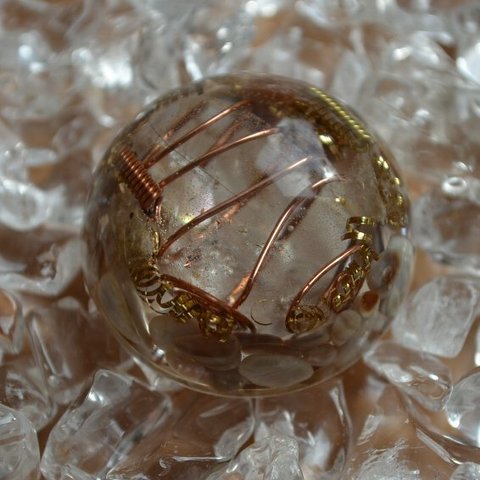オルゴナイト （直径3.0cm半球型）【シェル】