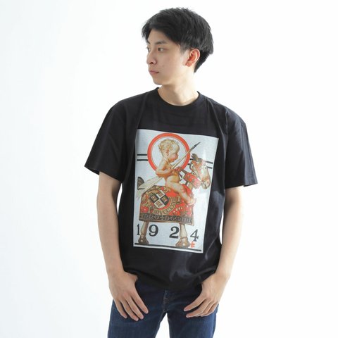 J・C・ライエンデッカー 「ニューイヤーベイビー 1924」半袖Tシャツ