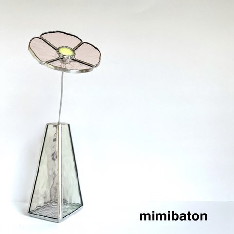 mimibaton＊ステンドグラスのポピー＊