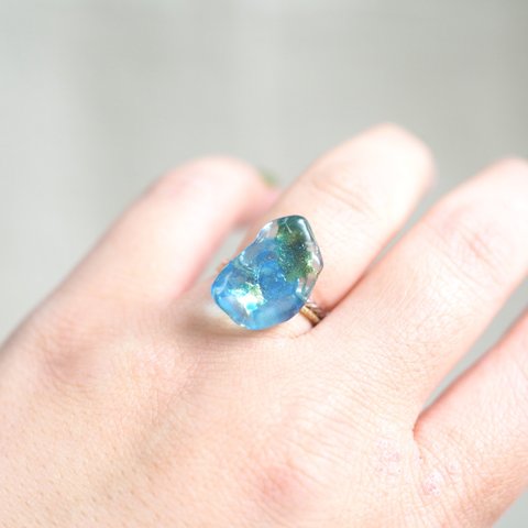 sea glass ring (sgr-17)