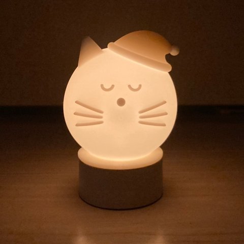 おやすみねこさんランプ〜3Dプリンター製ベッドサイドランプ〜