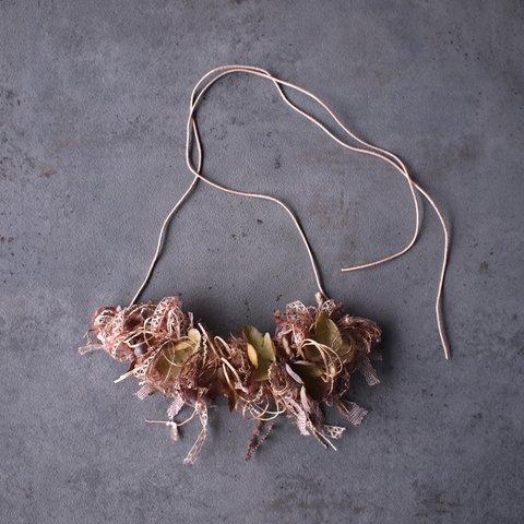 【一点物】bouquet necklace_柳胡桃