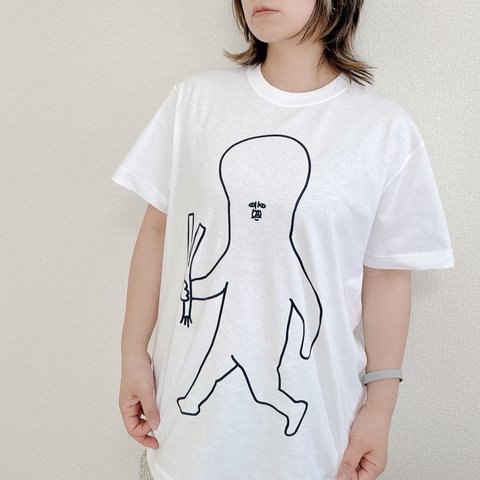 Tシャツ『ネギを持って来た宇宙人』