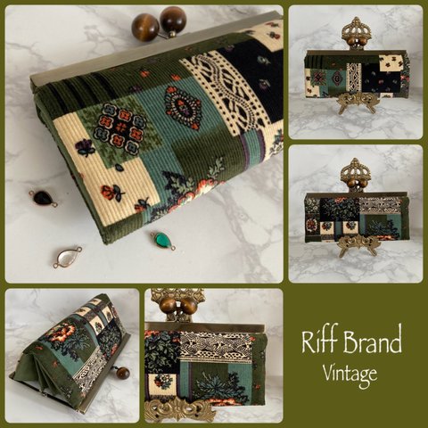 Riff Brand Vintage Wallet がま口財布