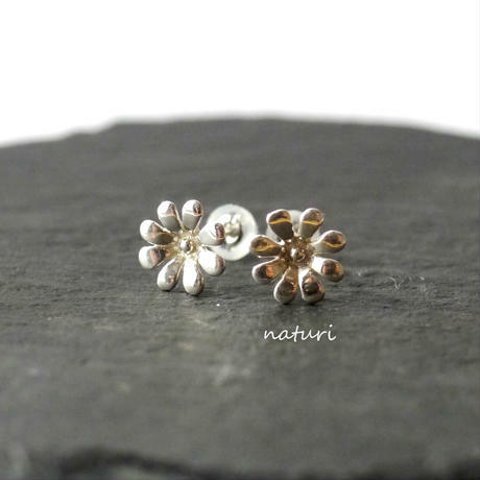 【fleur】sv925 flower pierce Ⅳ (2pcs)