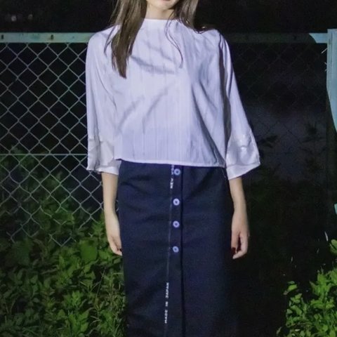 GRAPHIC LINE TIGHT SKIRT 【グラフィックラインタイトスカート】