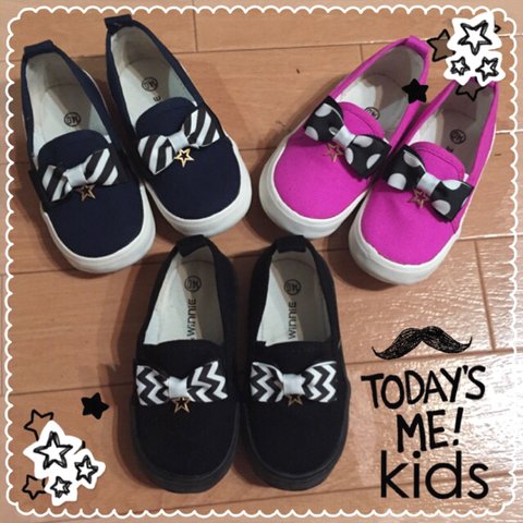 kidsスリッポン♪monotone