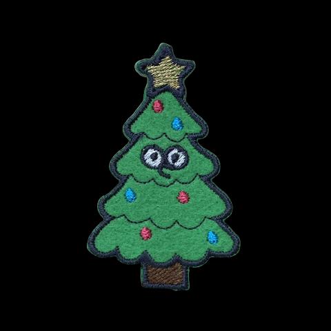 刺繡ワッペン　クリスマス【クリスマスツリー】