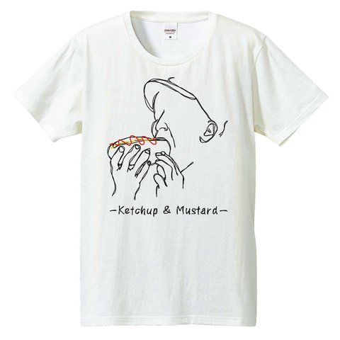 [Tシャツ] Ketchup and mustard