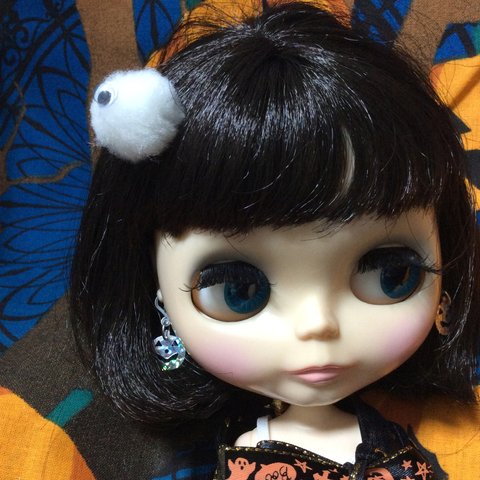 ゴーストピン　ネオブライス　リカちゃん　ハロウィン　ヘアアクセサリー