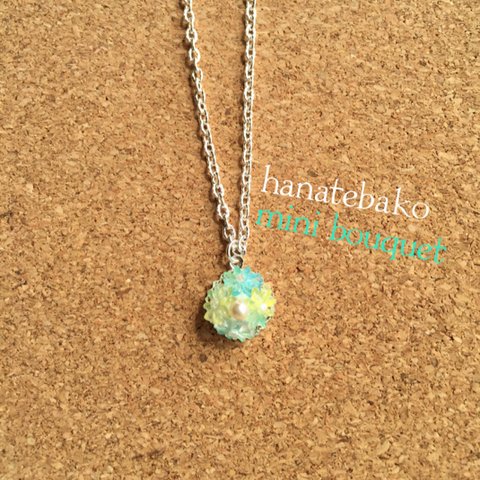 hanatebako mini bouquet ネックレス