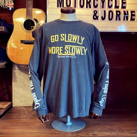 L/S T Shirt / Go Slowly / GY