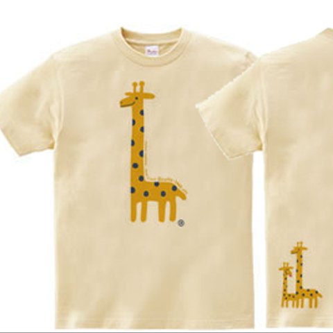 【再販】giraffe☆キリン　WM～WL•S～XL Tシャツ【受注生産品】