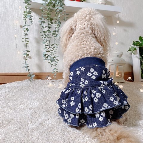 小型犬用スカート　ハンドメイド
