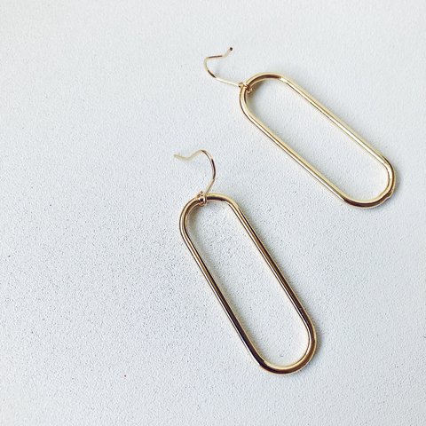 ligne04 イヤリング  ピアス  ノンホールピアス ハンドメイド アクセサリー ファッション  handmade simple シンプル  ナチュラル シルバー パール ゴールド 