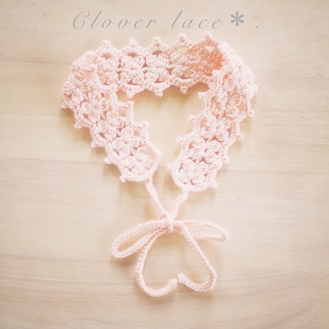 Clover lace＊.〜baby hairband〜