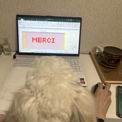 ♡編み図♡犬のピッタリサイズのセーター編み図を作成いたします ♡わんちゃんピッタリサイズのセーターを編んでみませんか？