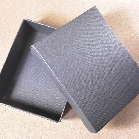 ブラック格子模様 化粧箱(小)×2PCS