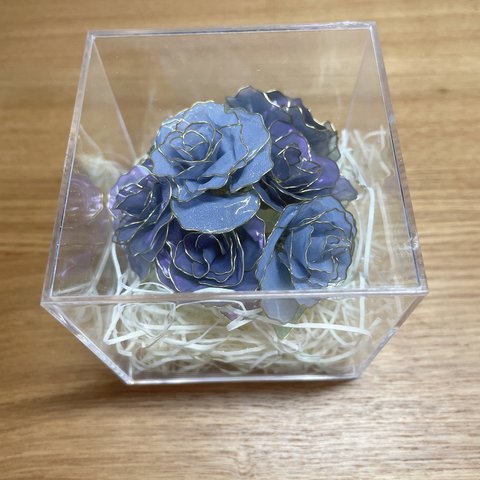~紫と青のバラ~