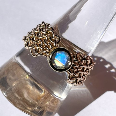 『 Weave ( heart&earth ) 』Ring by K14GF 