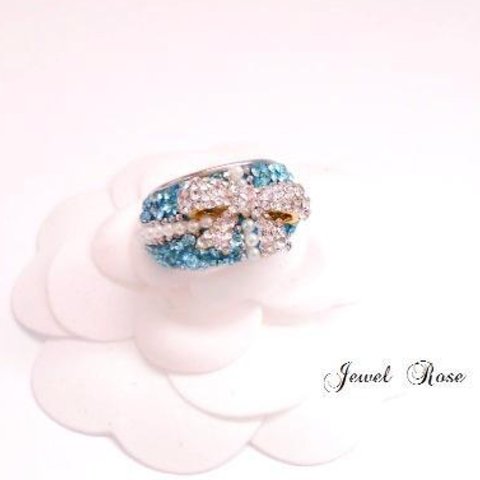 ～  Ruban gift ring～crytal～グルーデコ