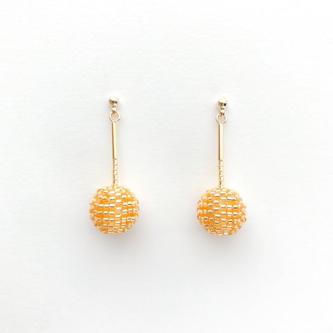 EARRING: 「べっこう」大粒 金平糖