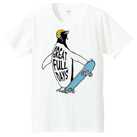 [Tシャツ] SK8 Penguin