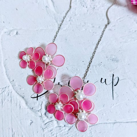 桜の花のアメリカンピアス