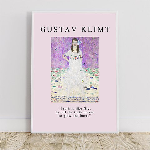 クリムト ”Mäda Primavesi” / ポスター 写真 絵画 アート 美術 名画 Gustav Klimt アートプリント イラスト