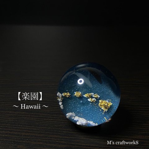 【楽園】〜Hawaii〜 直径25mm