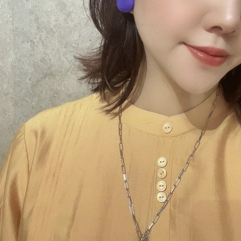 0318 VINTAGE EARRING ヴィンテージ　イヤリング　アンティーク  クラシカル　花　フラワー　大ぶり　クリップ　軽い　ナチュラル　カジュアル　可愛いパーツ　