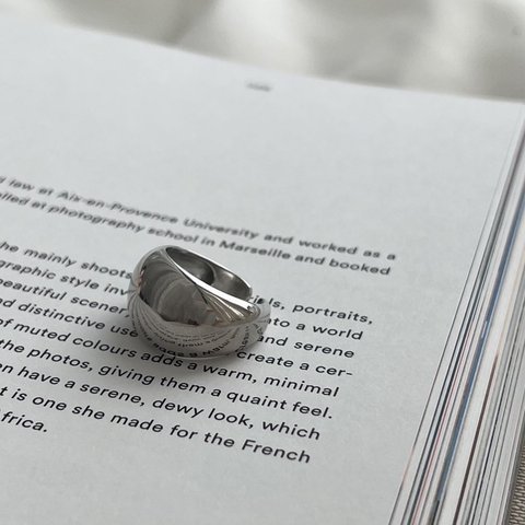 【SALE】plump ring(silver)