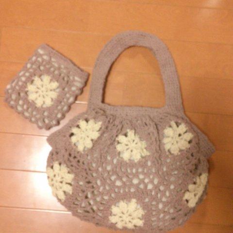 ＊flower＊モチーフ＊bag＊L ＊