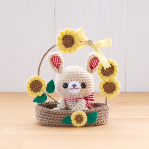 [sold out]🧺ひまわりバスケット🐰🌻