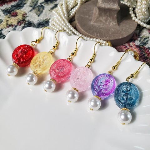 Rose candy ピアス/イヤリング