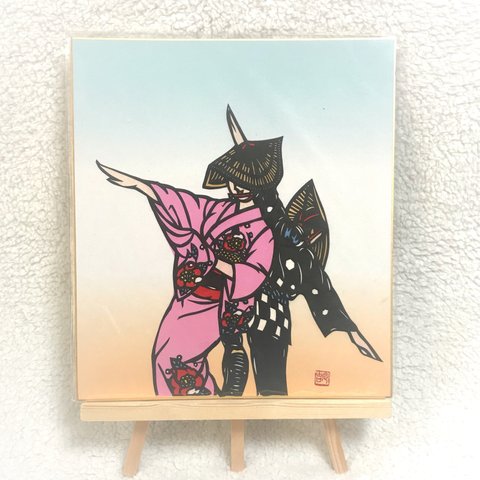 【切り絵】阿波踊り 日本三大盆踊り 四国は徳島県発祥の伝統芸能