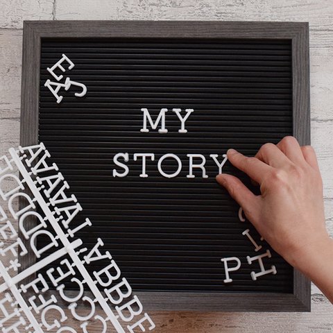 My Story Board マイストーリーボード ブラック 正方形 