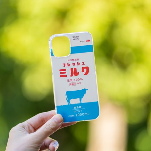 スマホケース TPU 牛乳 ミルク iphoneケース