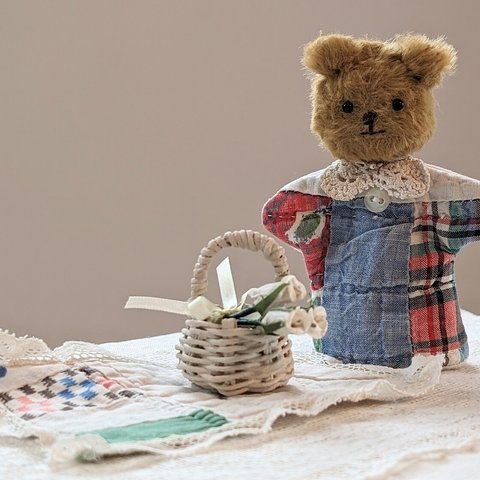 ＊Antique QuiltのパペットBear🐻＊